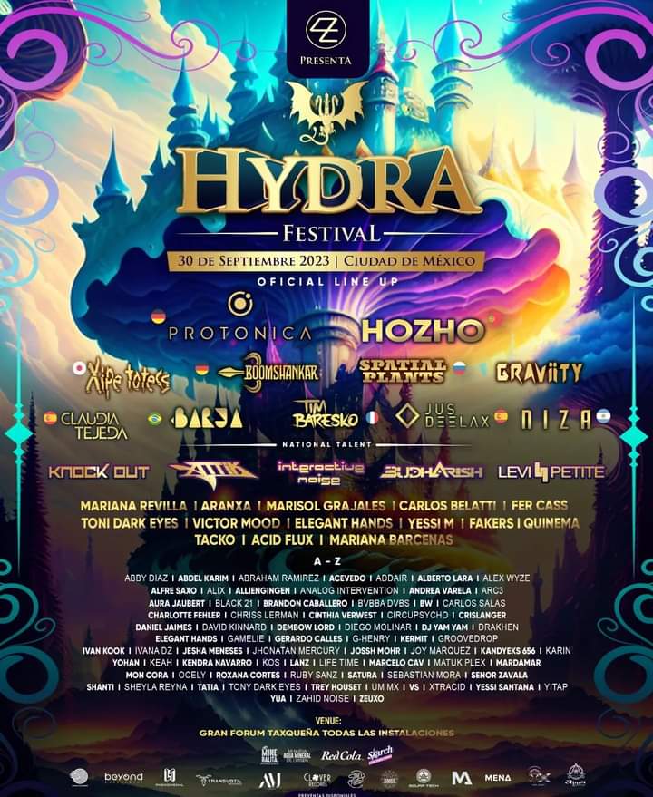 Llega Hydra Festival 30 de Septiembre 2023 en Gran Forum Taxqueña CDMX