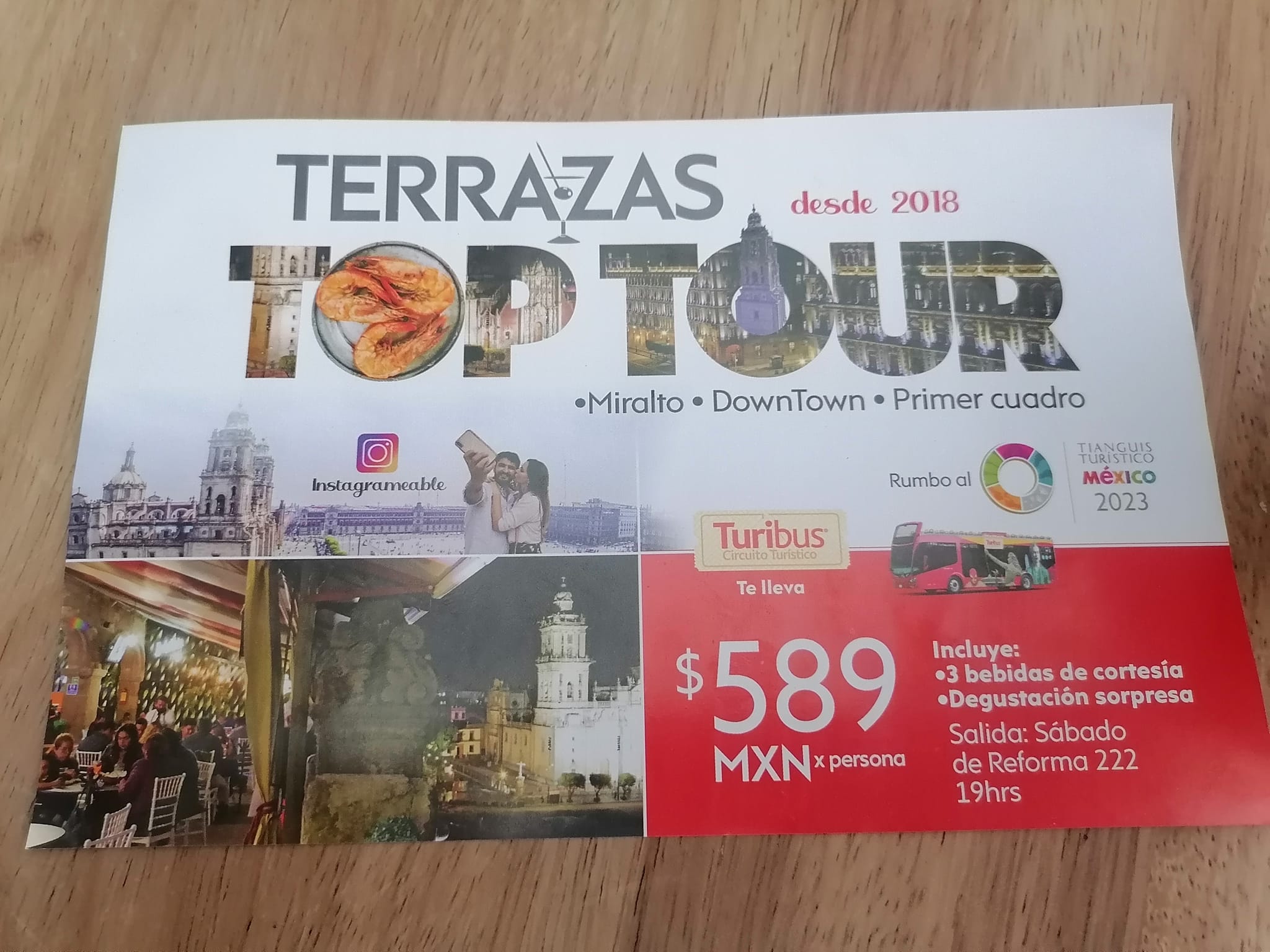 TOUR DE TURIBUS TERRAZAS TOP TOUR