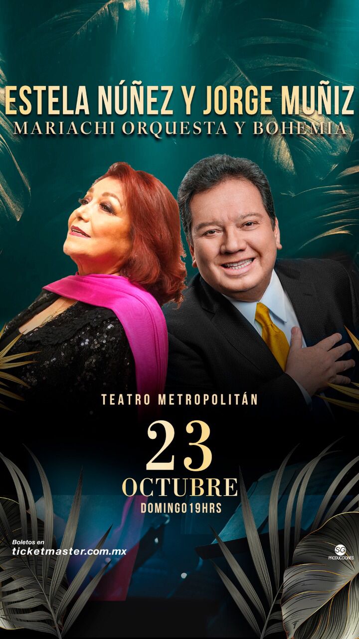 Estela Nuñez y Jorge Muniz Mariachi Orquesta Bohemia