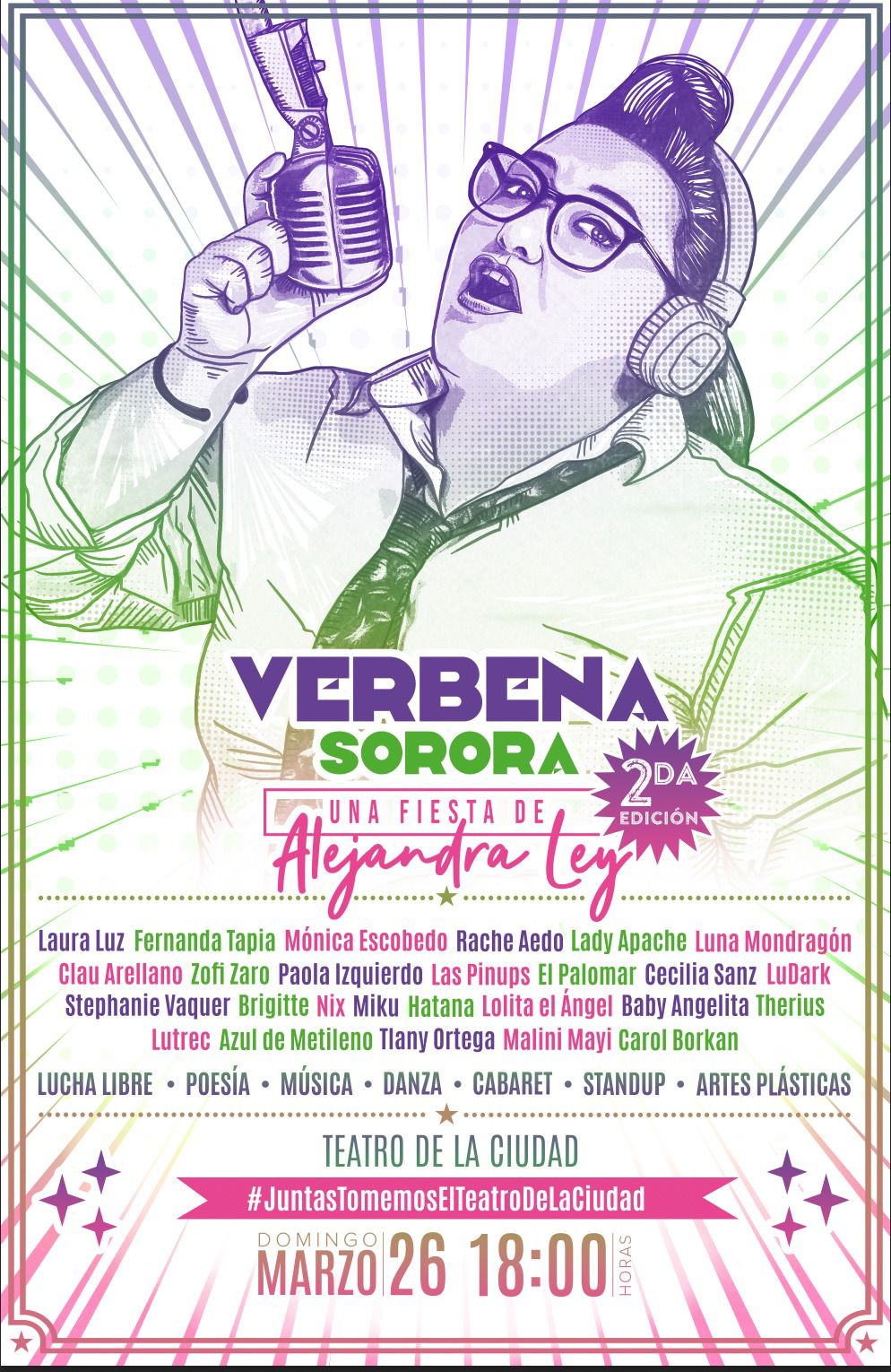 VERBENA SONORA una Fiesta de ALEJANDRA LEY 26 de Marzo 2023 CDMX